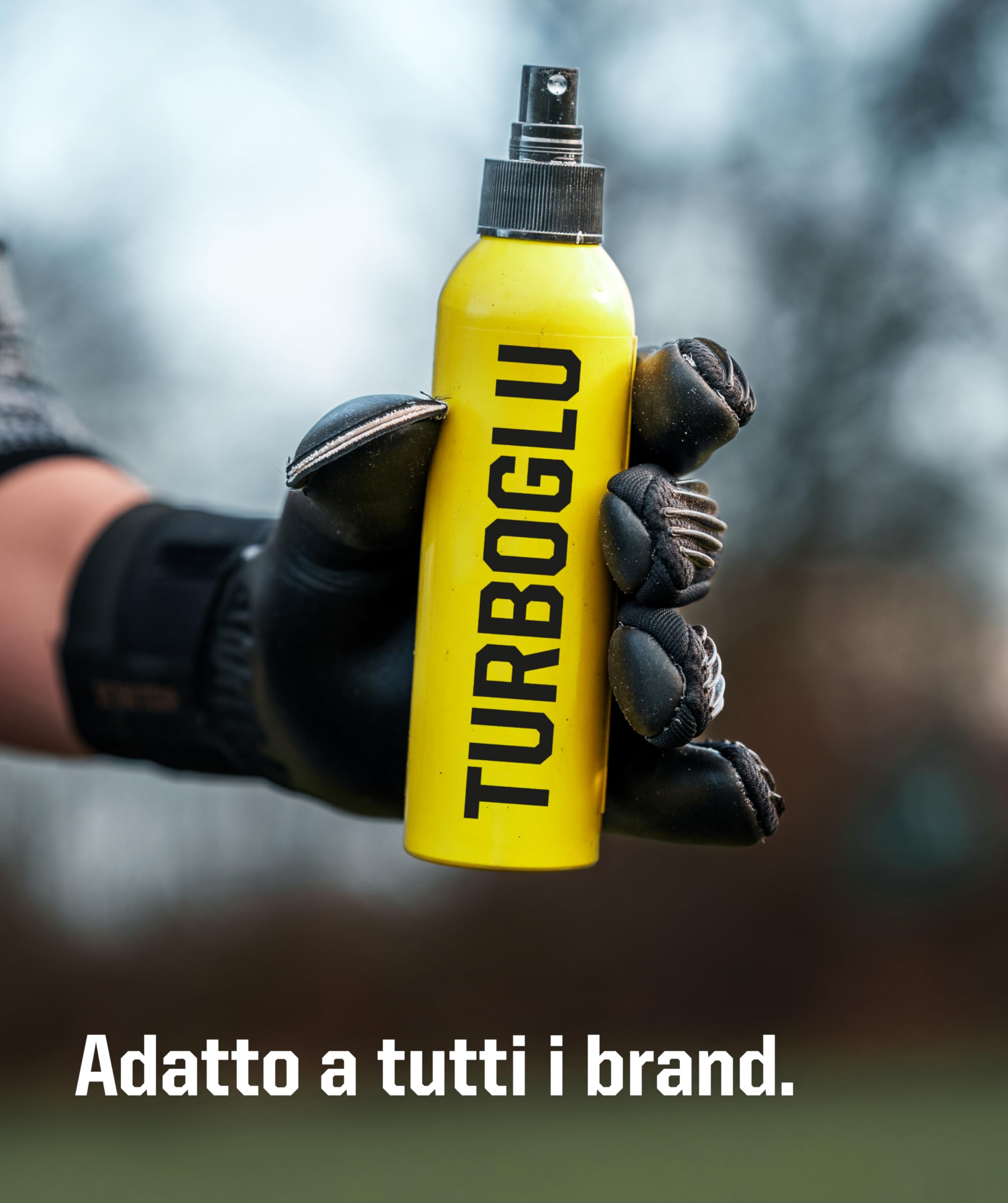 T1TAN Grip Spray per guanti da portiere, TURBOGLU e AQUAGLU, 200 ml, spray grip guanti portiere