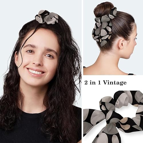 Miniatura 5 de Tropical Flowers & Pineapple Scrub Cap Women Ponytail Adjustable Tie Back Hat Surgical Hat with Bow Hair Scrunchy