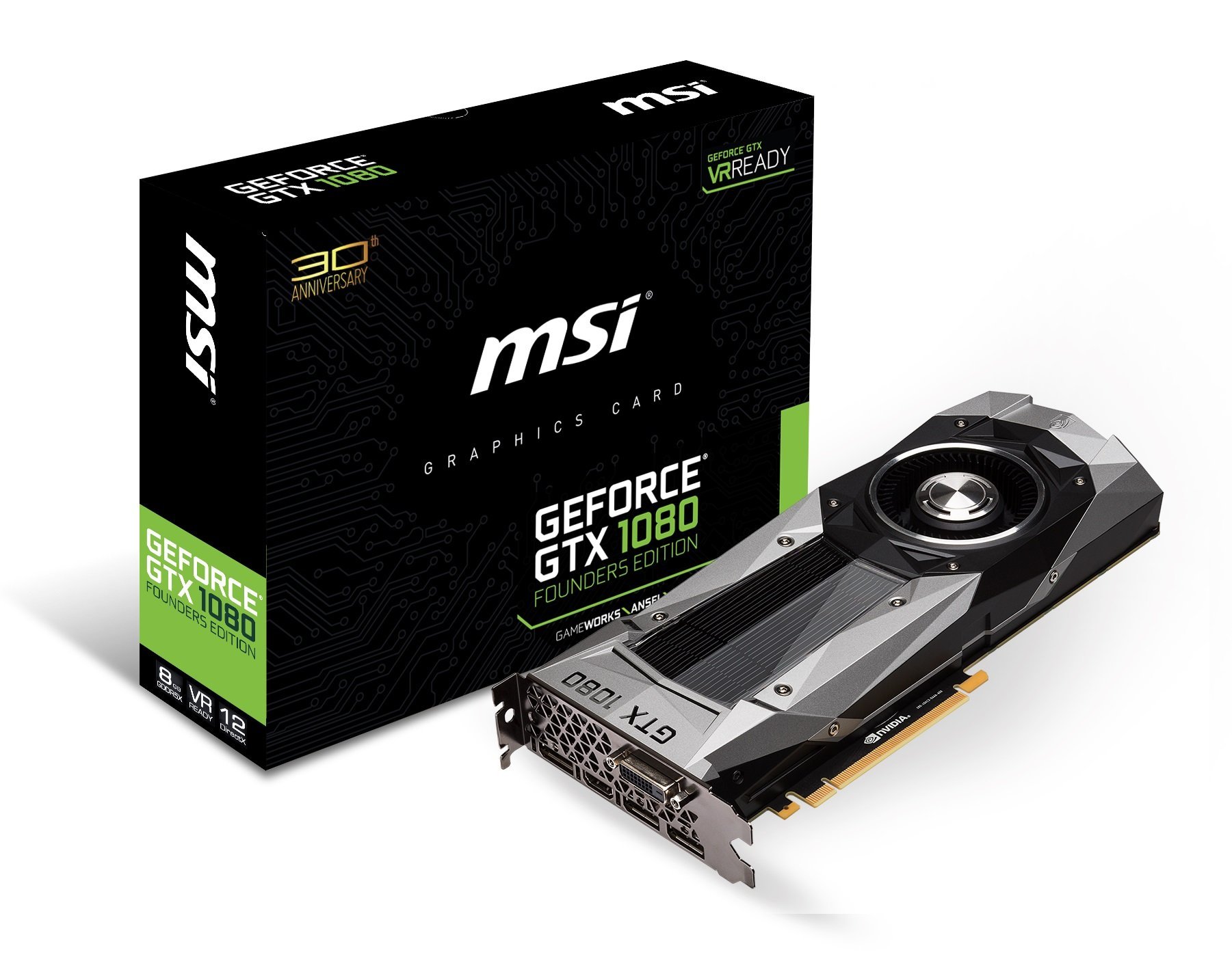 MSI GeForce GTX 1080 Founders Edition (GEFORCE GTX 1080 Founders
