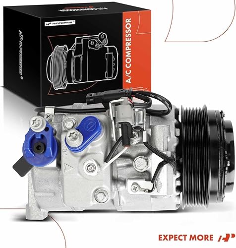 Miniatura 9 de A-Premium Compresor de aire acondicionado con embrague compatible con Mercedes-Benz E350 2013-2014, ML350 2013-2014, GLK350 2013, V6 3.5L