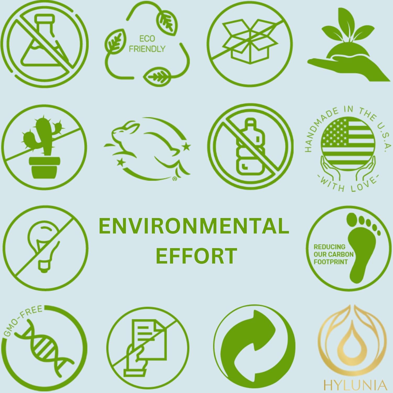 Hylunia Skincare Gentle Cleansing Lotion 5.1 oz with Hyaluronic Acid & Olive Oil Squalene – Hydrating, Non-Drying, pH Balanced Facial Cleanser for Sensitive & Mature Skin, Makeup Remover - Image 8