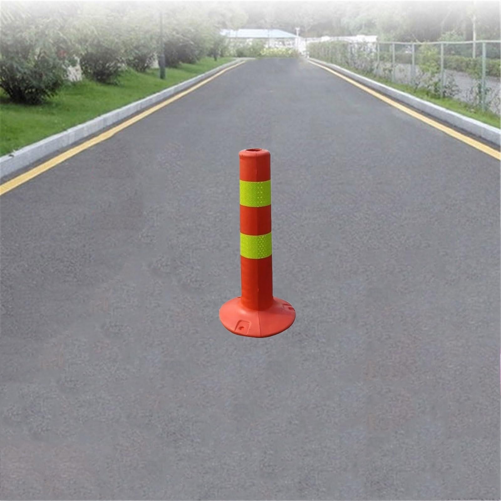 Conos de tráfico 5 conos de señalización reflectantes de EVA for estacionamientos. Advertencia vial. Carretera