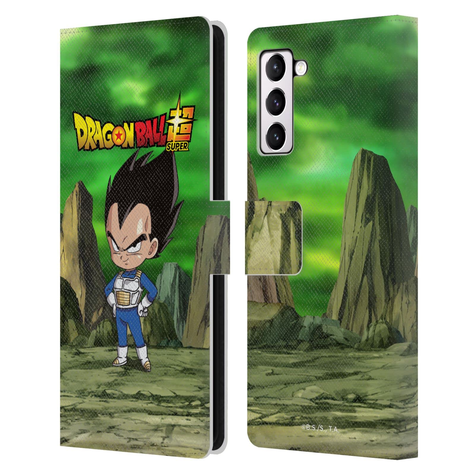Étui Dragon Ball Super Vegeta protégeant le Samsung S21+ des rayures