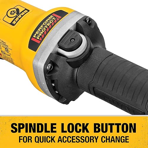 Miniatura 5 de DEWALT Amoladora de troquel, sin escobillas, velocidad variable, interruptor de paleta con bloqueo, 2 pulgadas (DWE4997VS)