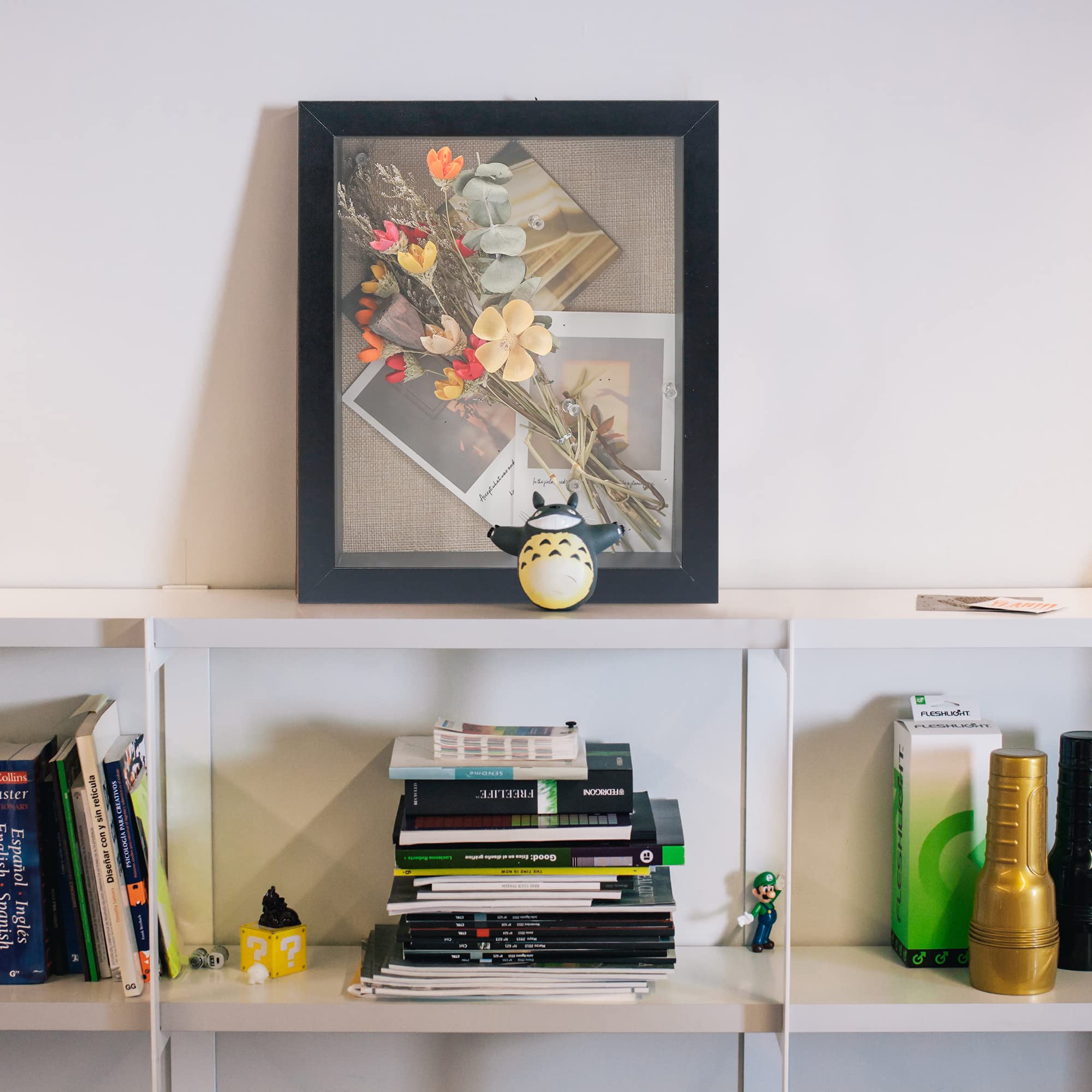 Cadre Photo 3D À Remplir 30 X 30 Cm, Blanc, Cadres Profond Avec Passe