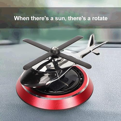 Miniatura 2 de Ambientador para automóvil, helicóptero mejorado para aromaterapia, ambientador giratorio solar con rotación solar, alivia el estrés y purifica los