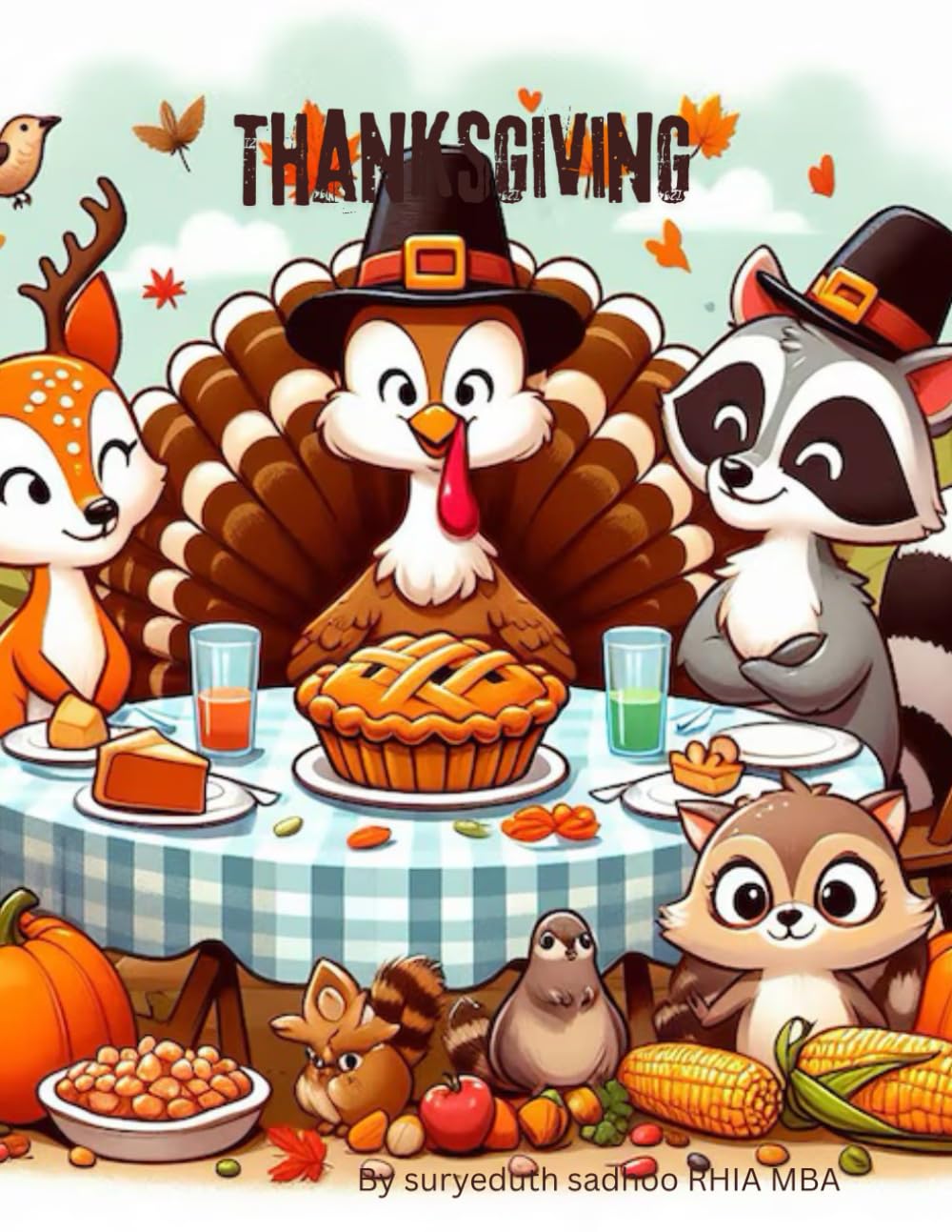 Thanksgiving: A fun coloring book