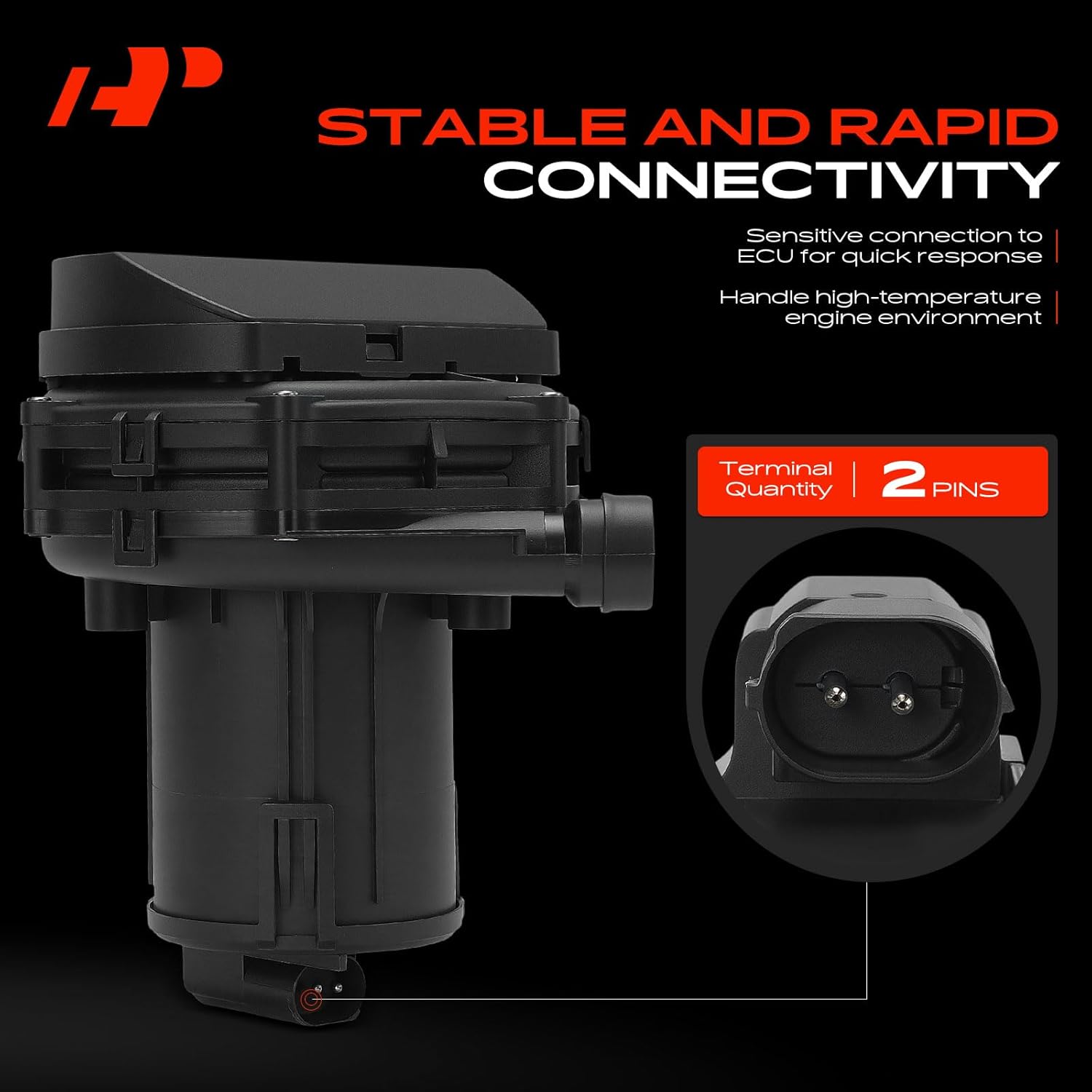 A-Premium Secondary Air Injection Smog Pump Compatible with 2001-2006 BMW E46 Series M3, 3.2L