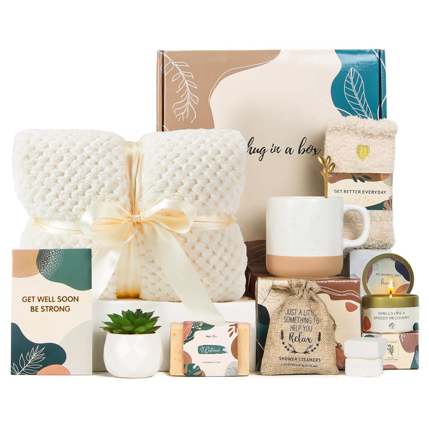 Get Well Gifts for Women Feel Better Gifts Baskets for Women After Surgery Cancer Care Gifts for Friend Sick Chemo Care Package Encouraging Pamper Comfort Wellness Box For Her Get Well Gifts for Women Feel Better Gifts Baskets for Women After Surgery Cancer Care Gifts for Friend Sick Chemo Care Package Encouraging Pamper Comfort Wellness Box For Her