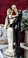 Vista 8 de Ebros Gift Figura de esqueleto eterno del Día de los Muertos para novia y novio, 11.25 pulgadas de alto, colección True Love Never Dies, escultura
