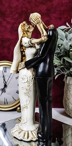 Miniatura 8 de Ebros Gift Figura de esqueleto eterno del Día de los Muertos para novia y novio, 11.25 pulgadas de alto, colección True Love Never Dies, escultura