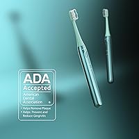 Vista 7 de Aquasonic Icon - Cepillo de dientes recargable aceptado por la ADA, soporte magnético y estuche de viaje delgado, 2 modos de cepillado y Menta