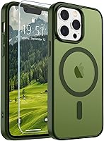 Vista 129 de SUPFINE - Funda magnética para iPhone 11, apta para MagSafe (protección contra caídas de grado militar, 10 pies), delgada, translúcida, a prueba