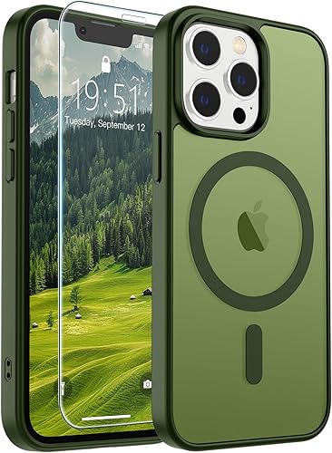 Miniatura 131 de SUPFINE Funda magnética para iPhone SE 2022 (3ª)/2020 (2ª), iPhone 8 (compatible con MagSafe) (protección contra caídas de grado militar), funda
