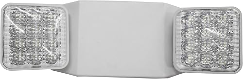 Miniatura 2 de LIT-PaTH Accesorios de iluminación LED de emergencia con 2 cabezales LED y baterías de respaldo, luz de salida estándar de EE. UU., calificada por