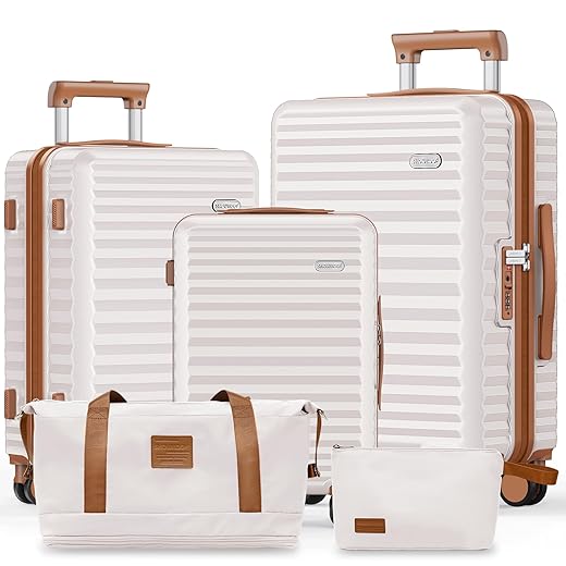 SHOWKOO Lot de 3 Valises Rigides