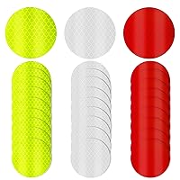 Vista 1 de 30 calcomanías reflectantes de advertencia, calcomanías reflectantes de seguridad, visibilidad nocturna, impermeable, reflector, cinta reflectante