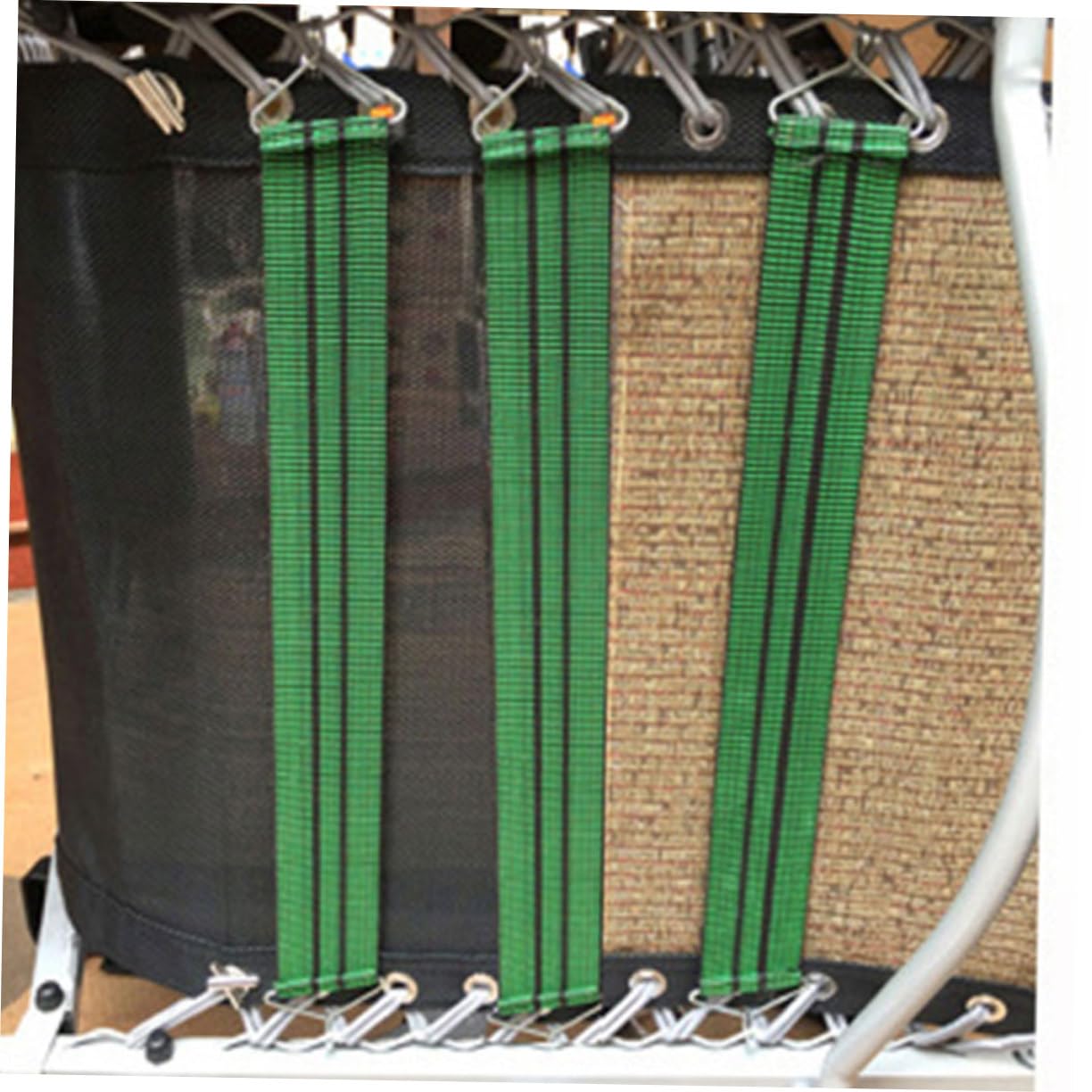 SUPVOX Cinghie Elastiche Rinforzate Set da 5 per Poltrona Reclinabile per Fissaggio e Supporto Verde, Facile da Usare di Poltrone e Divani Reclinabili