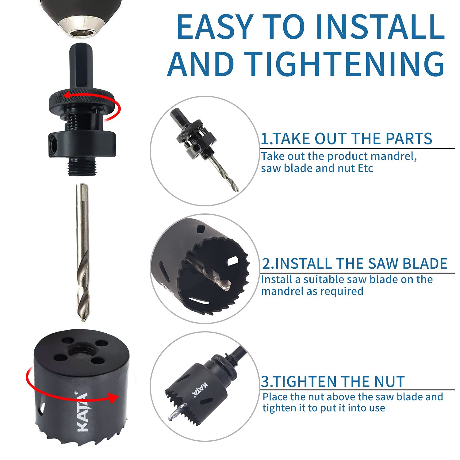 Buy KATA 6Pack 2 Inch (50mm) Desk Grommet Wire Cord Cable Hole Cover