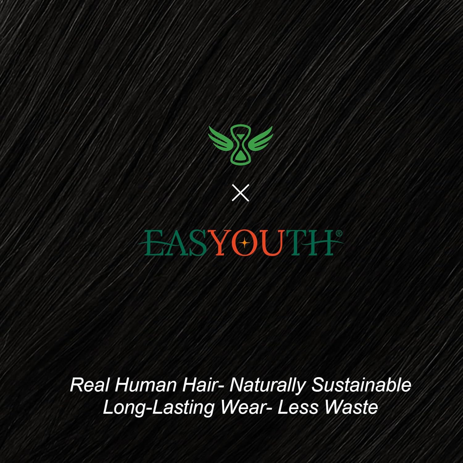 Easyouth Black Micro Hair Extensions Human Hair 20 Inch Jet Black Micro Bead Real Hair Extensions for Women 57g Micro Loop Hair Extension Can be Styled 50s Cold Fusion Hair Extension Easy to Apply