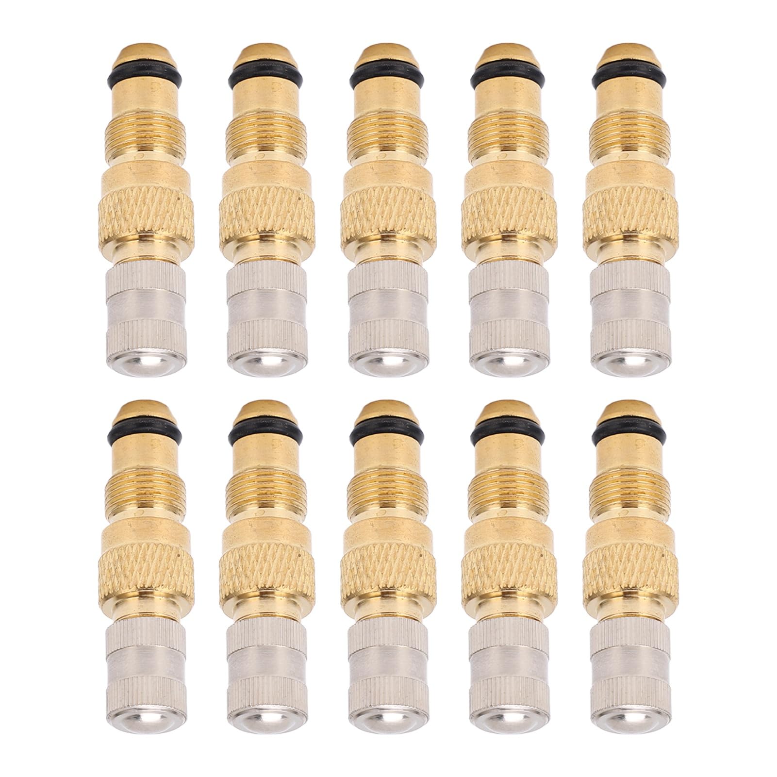 10PCS Tractor Air Liquid Tire Valve Replacement,Brass Tractor Air Liquid Valves Tire Valve Stem TR218A CH3 Core Housings Replacement