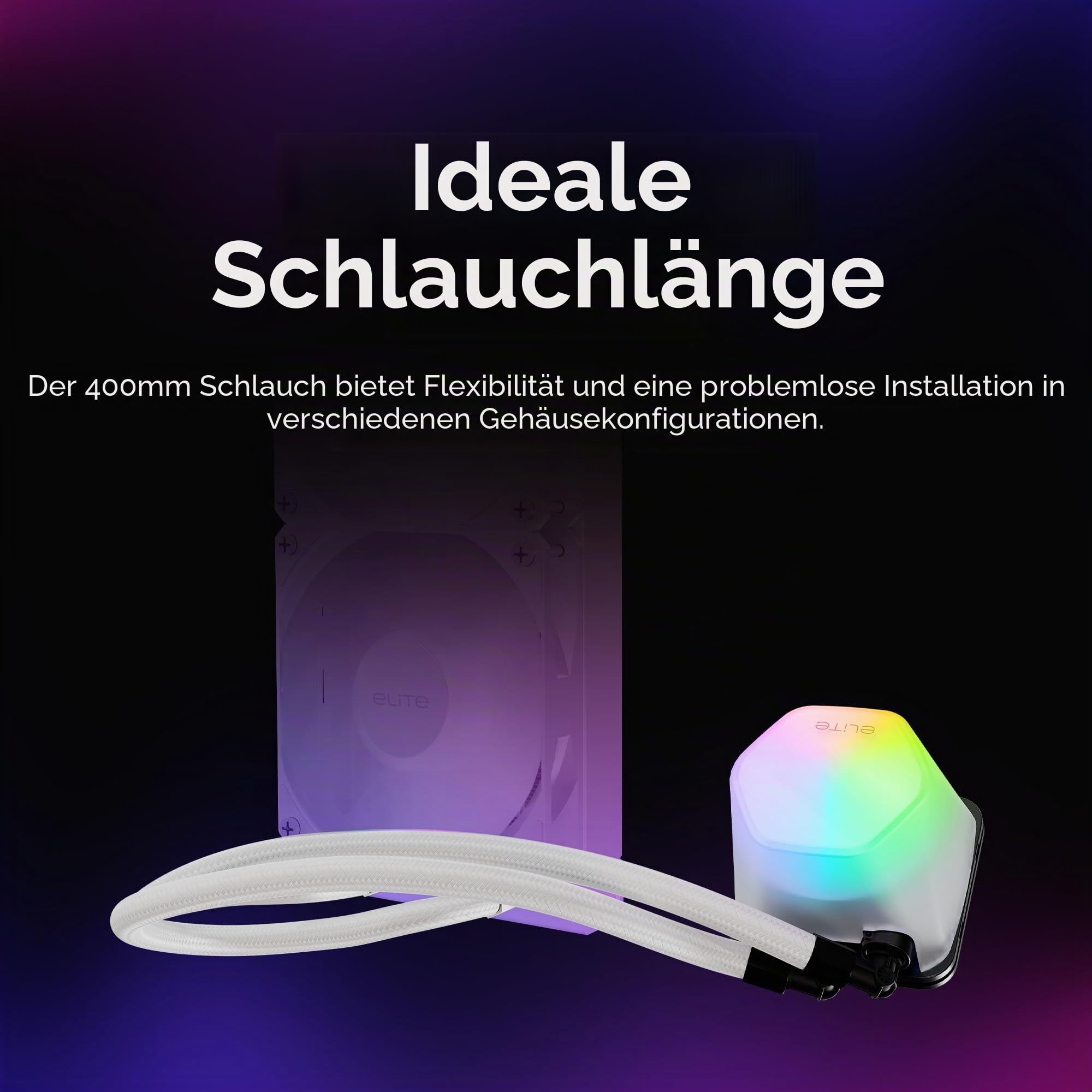 Cooler Master MasterLiquid ML360 Illusion ARGB Close-Loop AIO CPU-Flüssigkeitskühler, durchscheinende Kuppel, 360 mm Heizkörper, MF120 Halo PWM, AMD Ryzen AM5/AM4, Intel LGA1700/1200