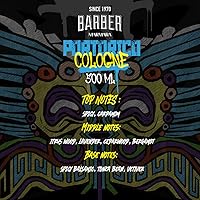 Vista 3 de Marmara Barber Cologne - Best Choice of Modern Barbers and Traditional Shaving Fans Limited Edition Glass Bottle in Gift Box (500 ml, Puerto Rico)