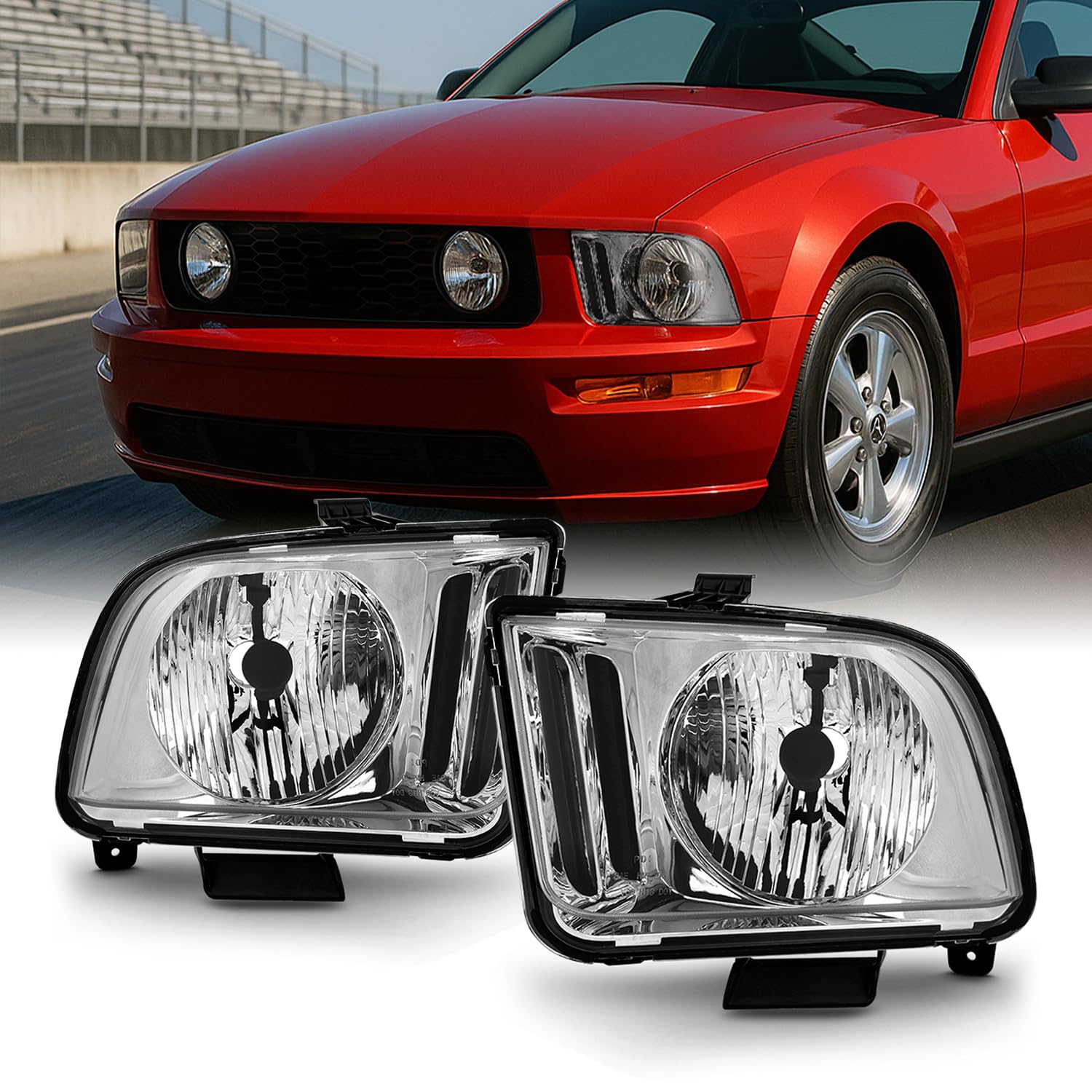 AKKON Chrome Headlights