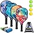Pickleball Paddles, USAPA Approved Lightweight Pickleball Paddles Set of 4, 4 Pickleball Balls, 4 Cooling Towels& Bag, Premium Pickleball Rackets for Beginners & Pros