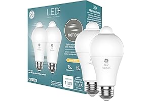 GE LED+ Motion Sensor LED Light Bulbs for Outdoor