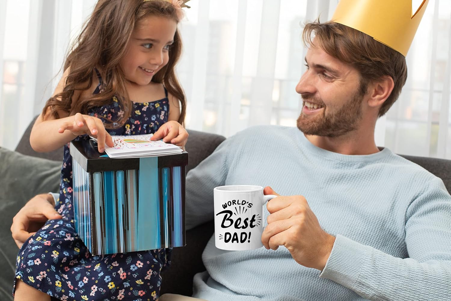 Kropsis World's Best Dad! Mug - For Him Funny Greatest Cool Dad Presents From Wife - Son and Daughter Best Fathers Presents For Anniversary Birthday and Christmas Mug White - Image 9