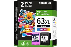 TOKYOINK 63XL 2-Pack Black Value Combo Pack