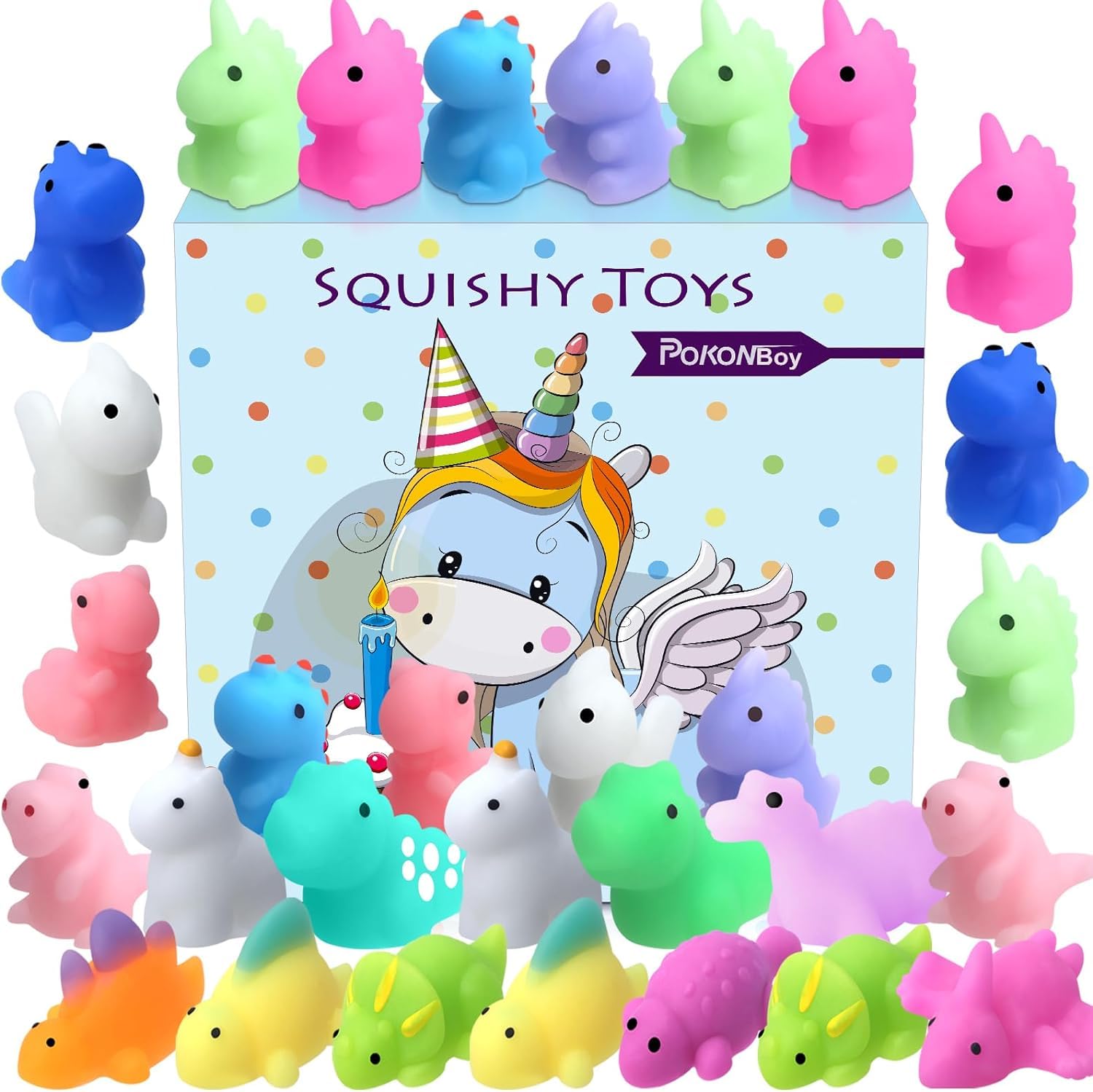 ANAB GIANAB GI Dinasaur Mochi Squishy Toys (Set of 5)