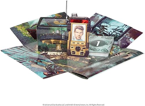 Miniatura 4 de AdventureX Jurassic World - Juego de mesa de un solo uso con temática de dinosaurios, la caja es parte del juego, para niños a partir de 8 años