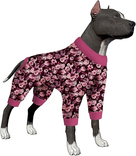 LovinPet Ropa para perros de raza grande  Mameluco para aliviar la ansiedad de mascotas camisa para perro con protección solar tela elástica cómoda
