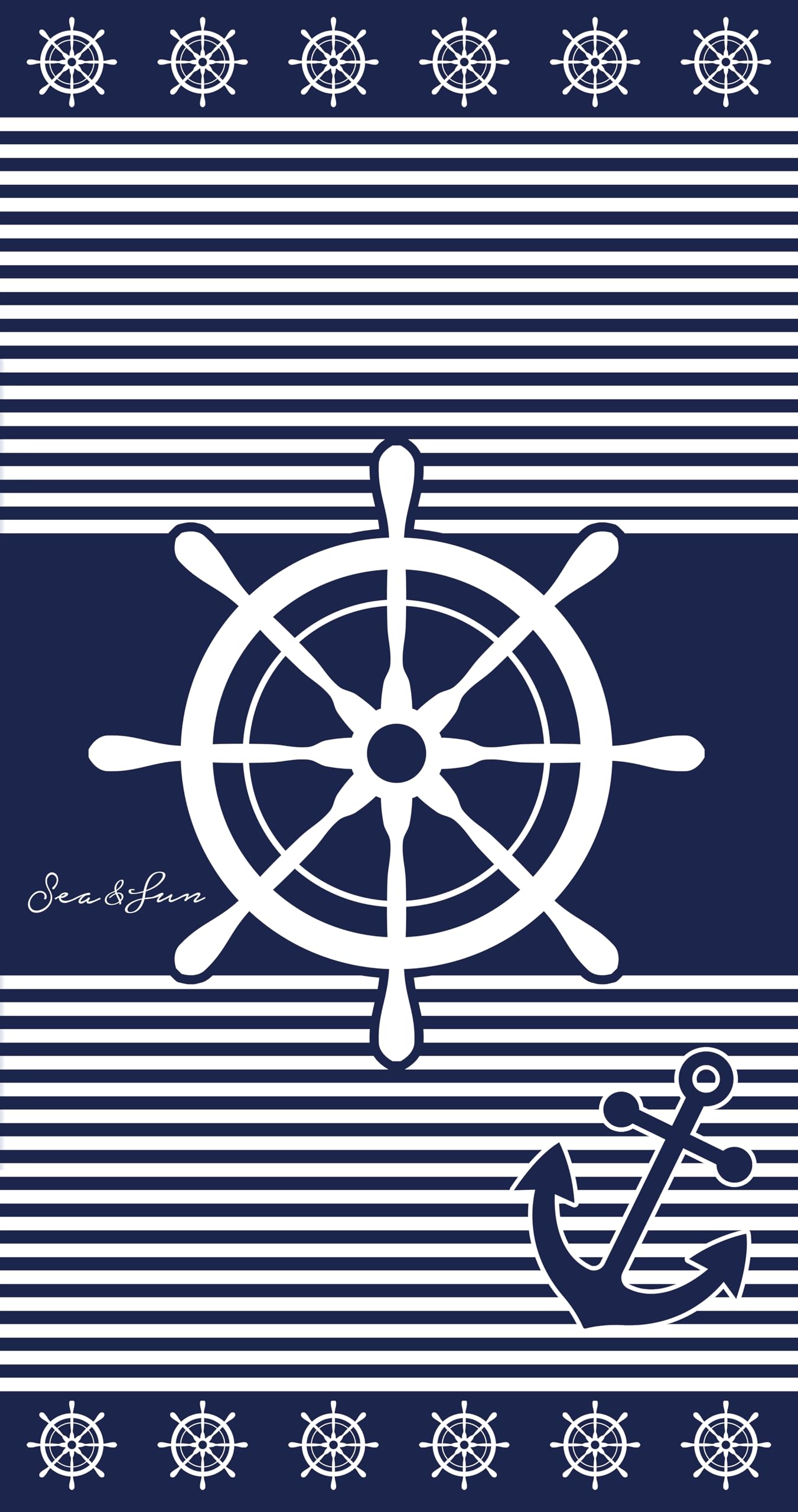 Miracle Home. 15555 Microfibre Towel, 100% Polyester, 75 x 145 cm