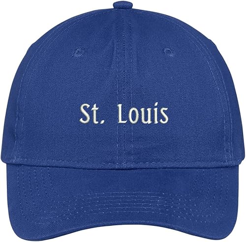 Miniatura 5 de St Louis City bordado Perfil Bajo 100 algodón Cap ajustable