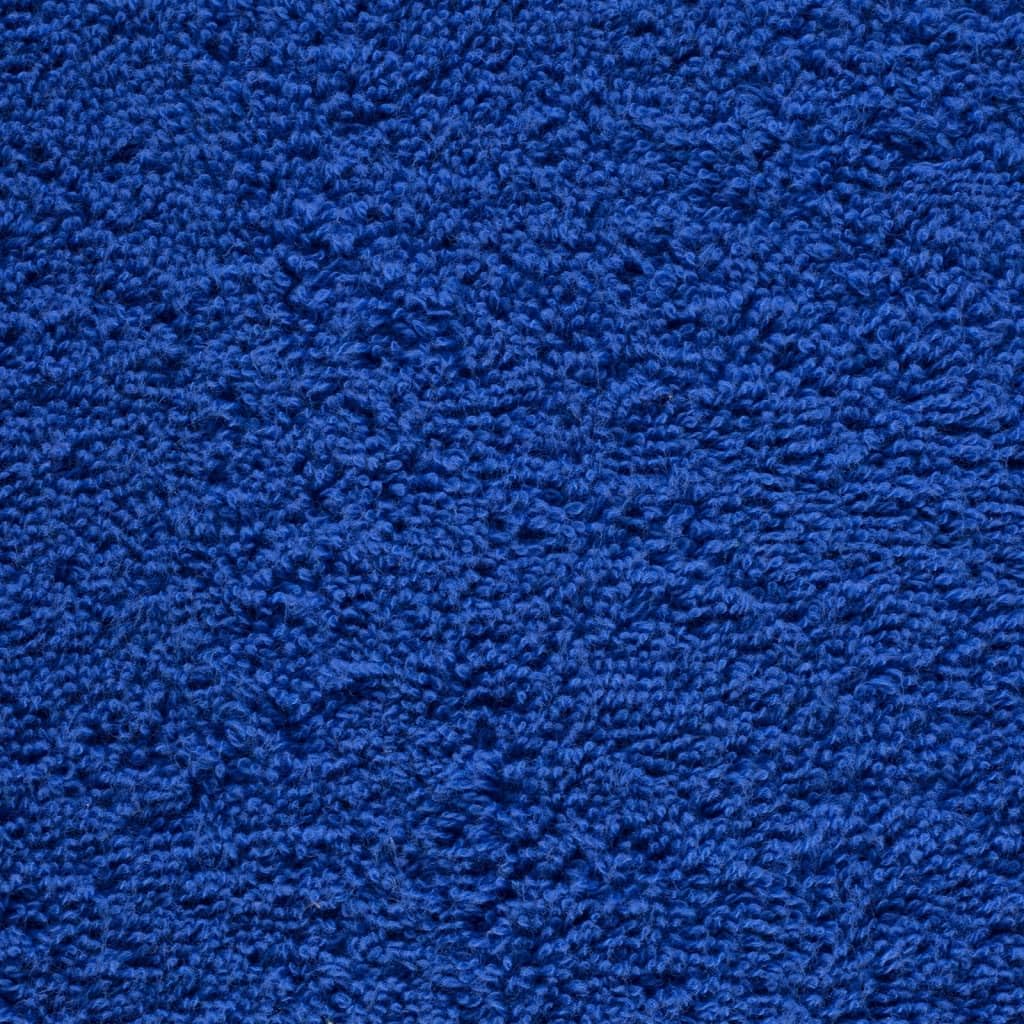 SOLUND Toallas de ducha de alta calidad, 10 unidades, color azul, 70 x 140 cm, 600 g/m², absorbentes y suaves, 100 % algodón hilado en anillo, con certificación Öko-Tex, prácticas y prácticas