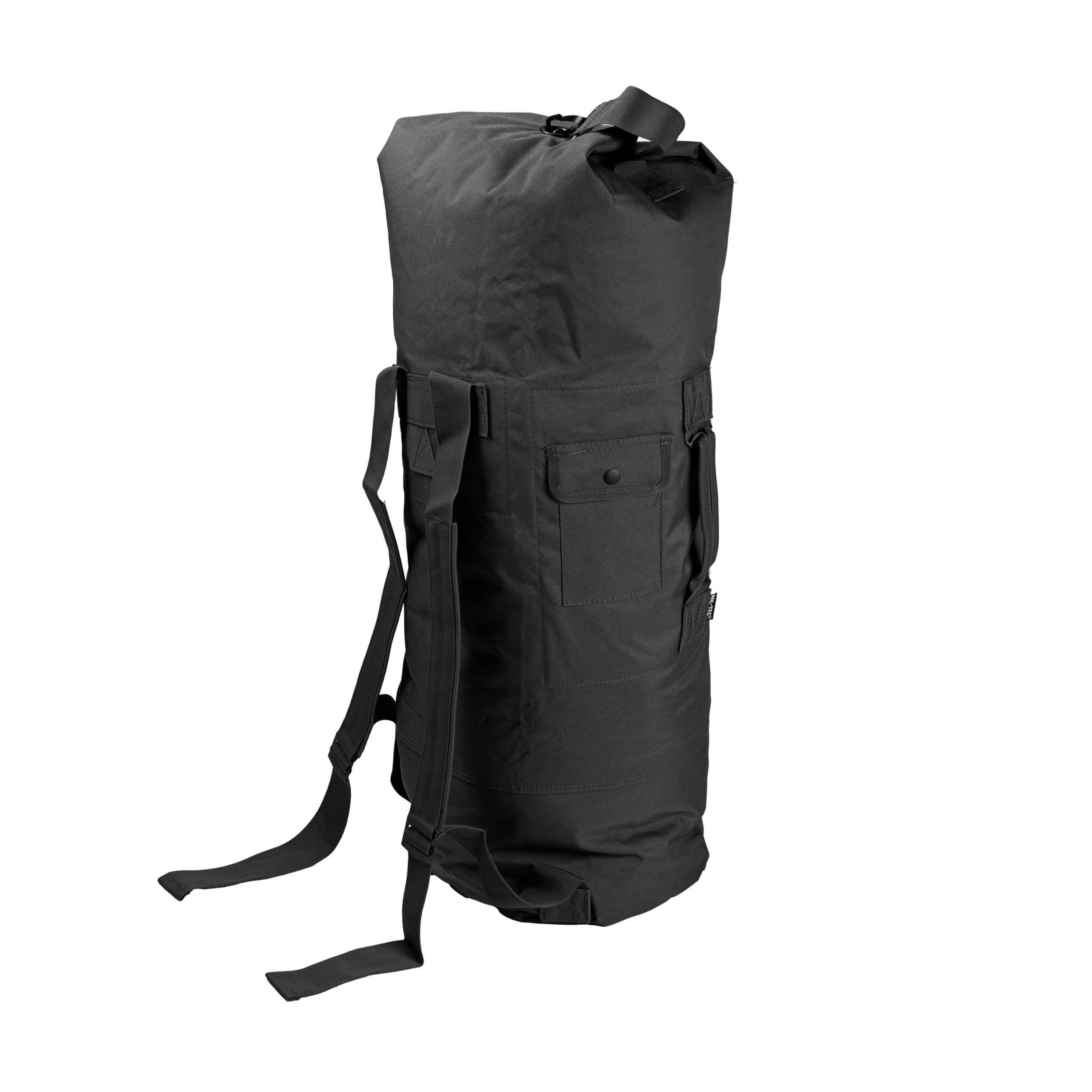 US duffle bag with double strap, polyester, black, 95 x 53 cm