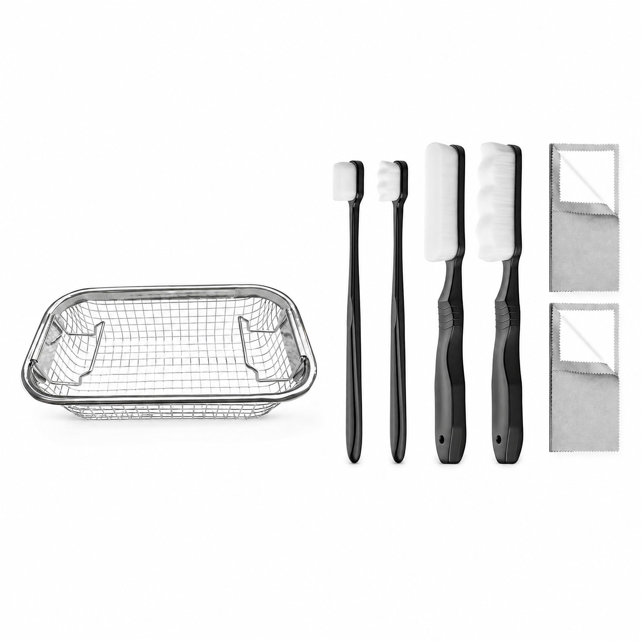 Canasta de Malla de Acero Inoxidable para Limpieza de Joyería Y Componentes Electrónicos con Filtrado Fino Que Evita La Pérdida de Artículos Delicados