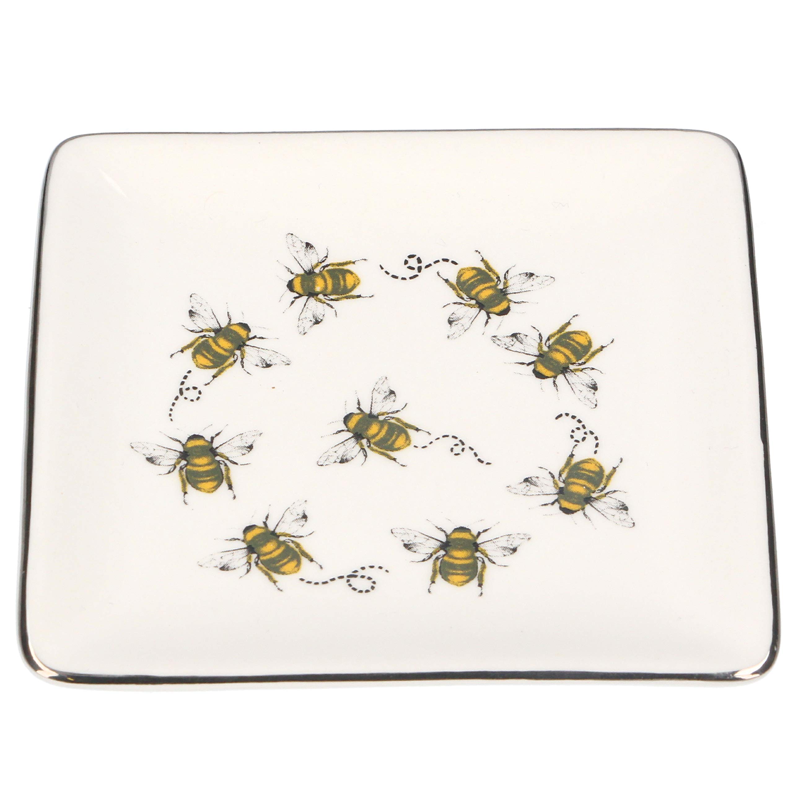 Gisela Graham Bees Ceramic Trinket Dish