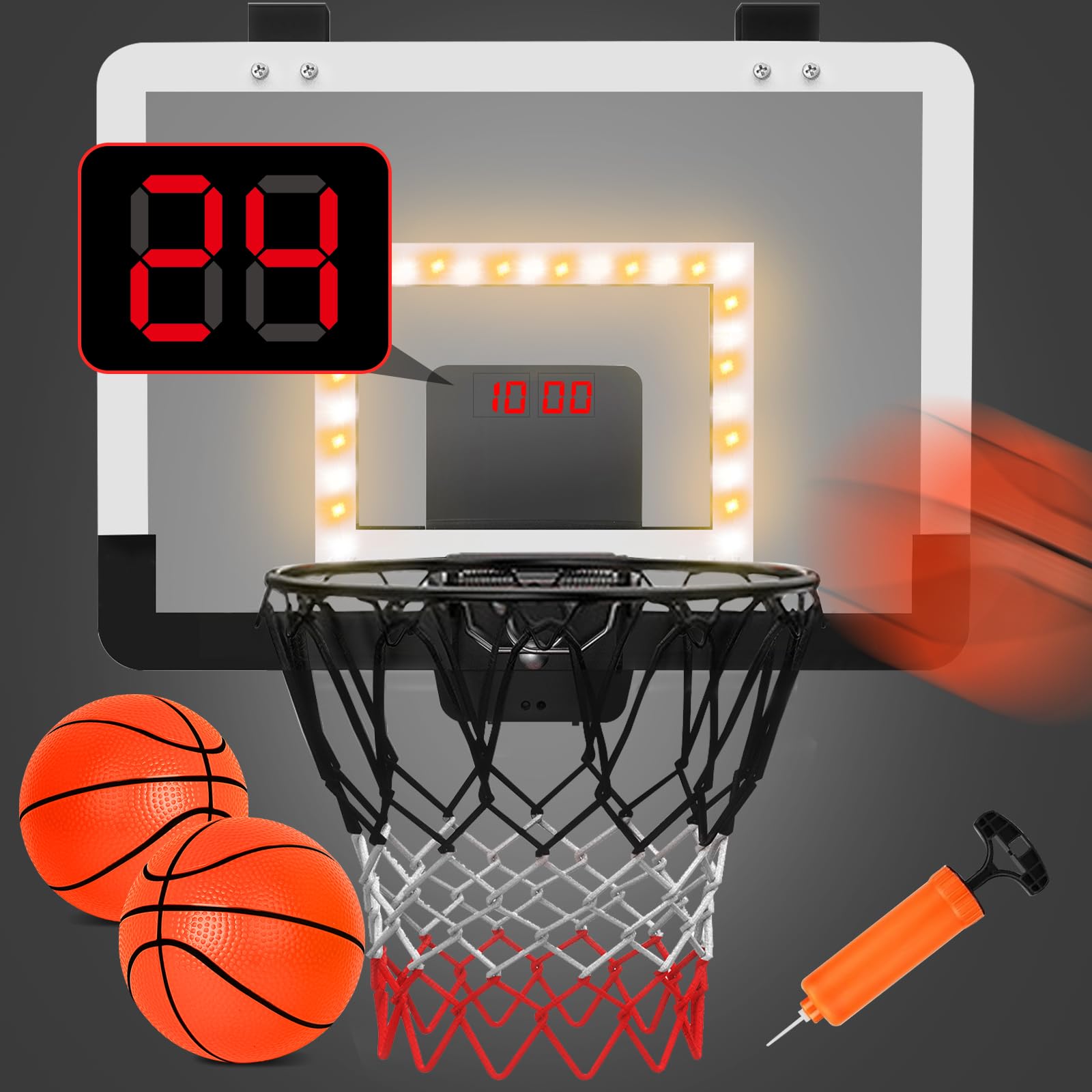 Canestro Da Basket A Colonna Per Bambini, Set Da Basket Con Altezza Regolabile