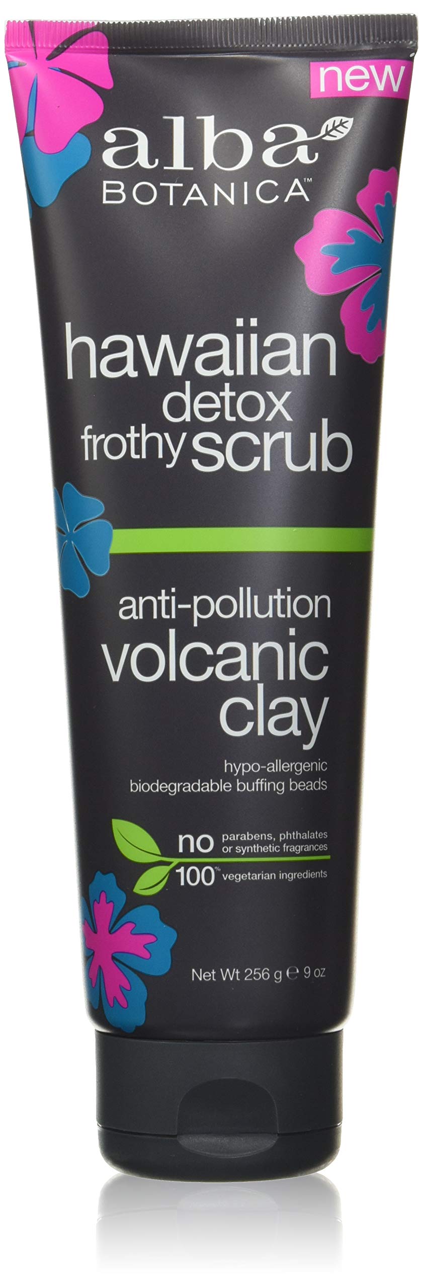 Alba Botanica Hawaiian Detox Scrub, Volcanic Clay, 9 Ounce
