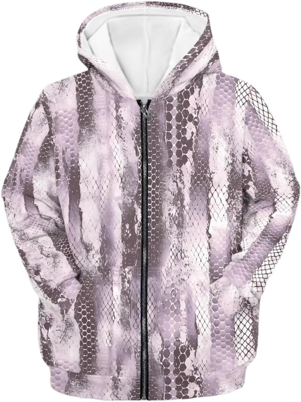Beauty Collector Girls Zip Up Hoodie Kids Novelty Long Sleeve Sweatshirts S-XL