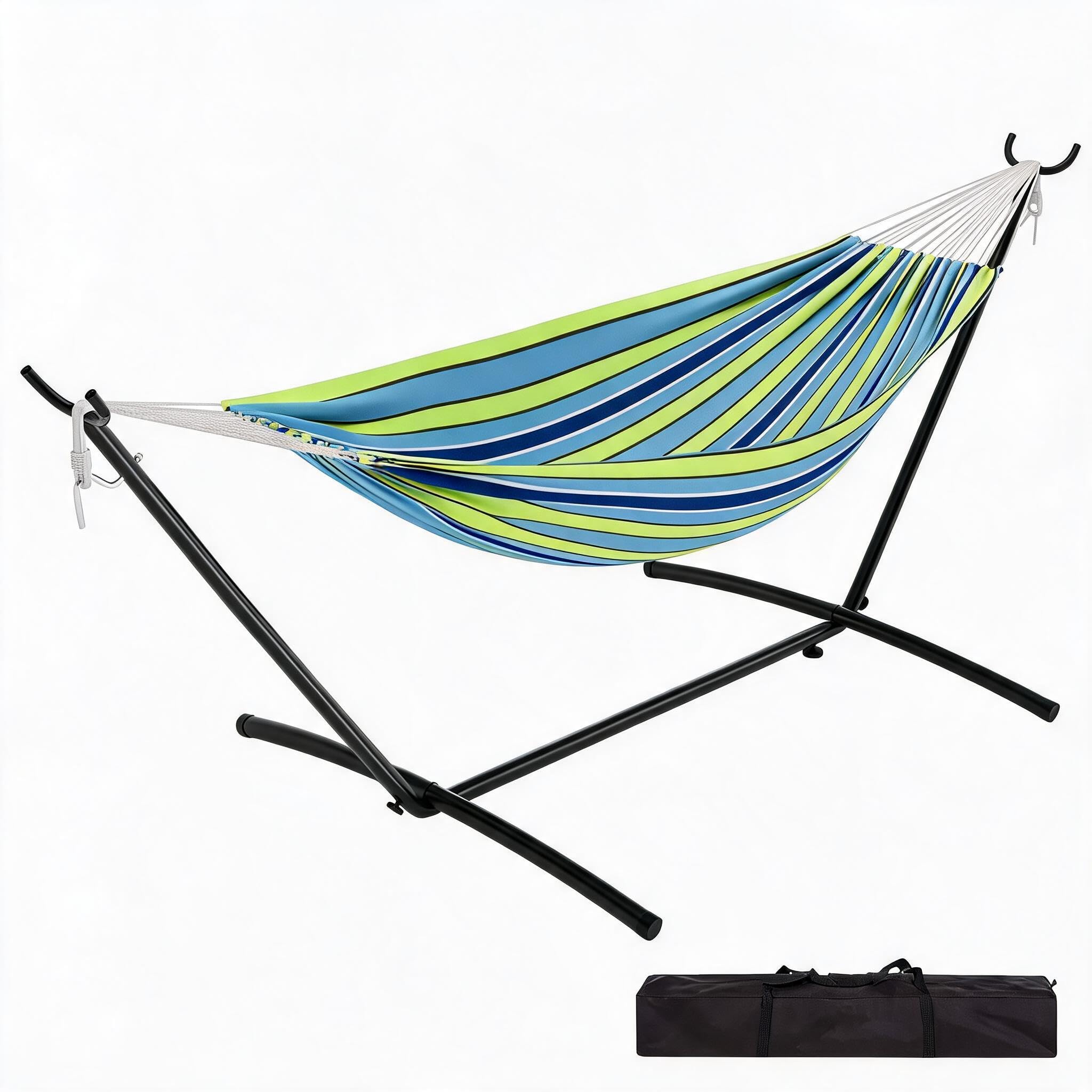 Hamac sur Pied, Capacité De Charge 225kg, Portable Et Pliable pour Jardin