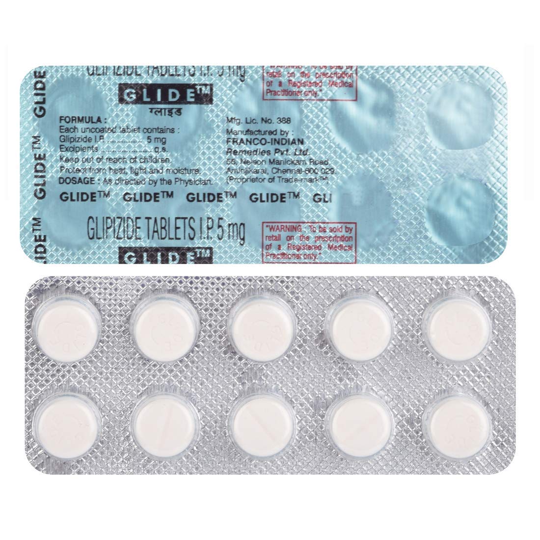 Glide - Strip of 10 Tablets
