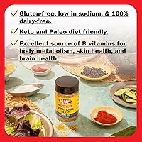 Vista 42 de Bragg Condimento nutritivo con levadura de alta calidad, vegano, sin gluten, buena fuente de proteínas y vitaminas, sustituto nutritivo y sabroso