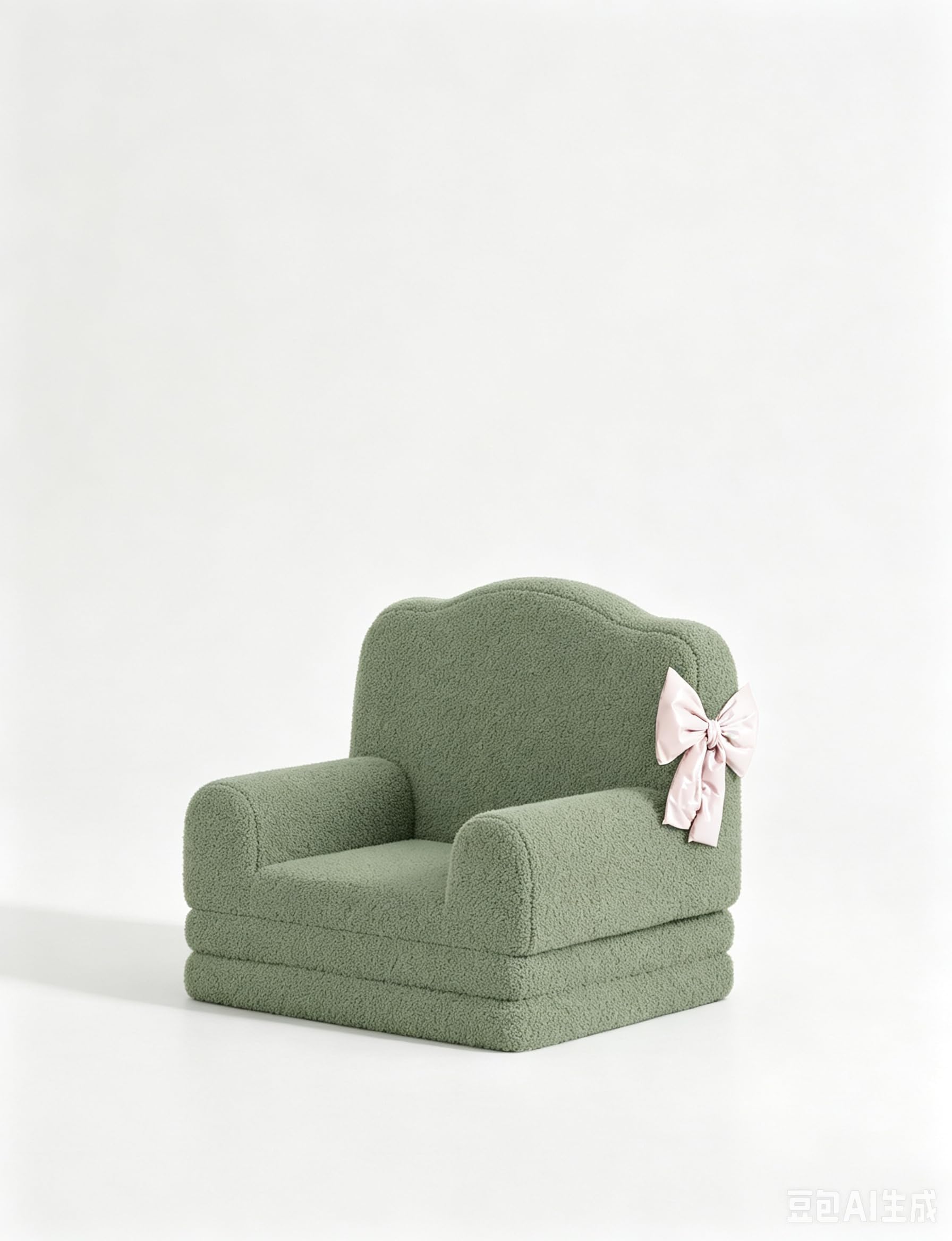 IDEALHOUSE Sofa dziecięca 2 w 1, składana i używana jako fotel, zielona