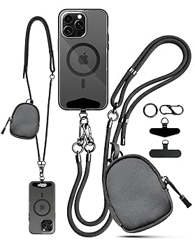 Amazon.com: SPSEYE Crossbody Cell Phone Lanyard With Wallet