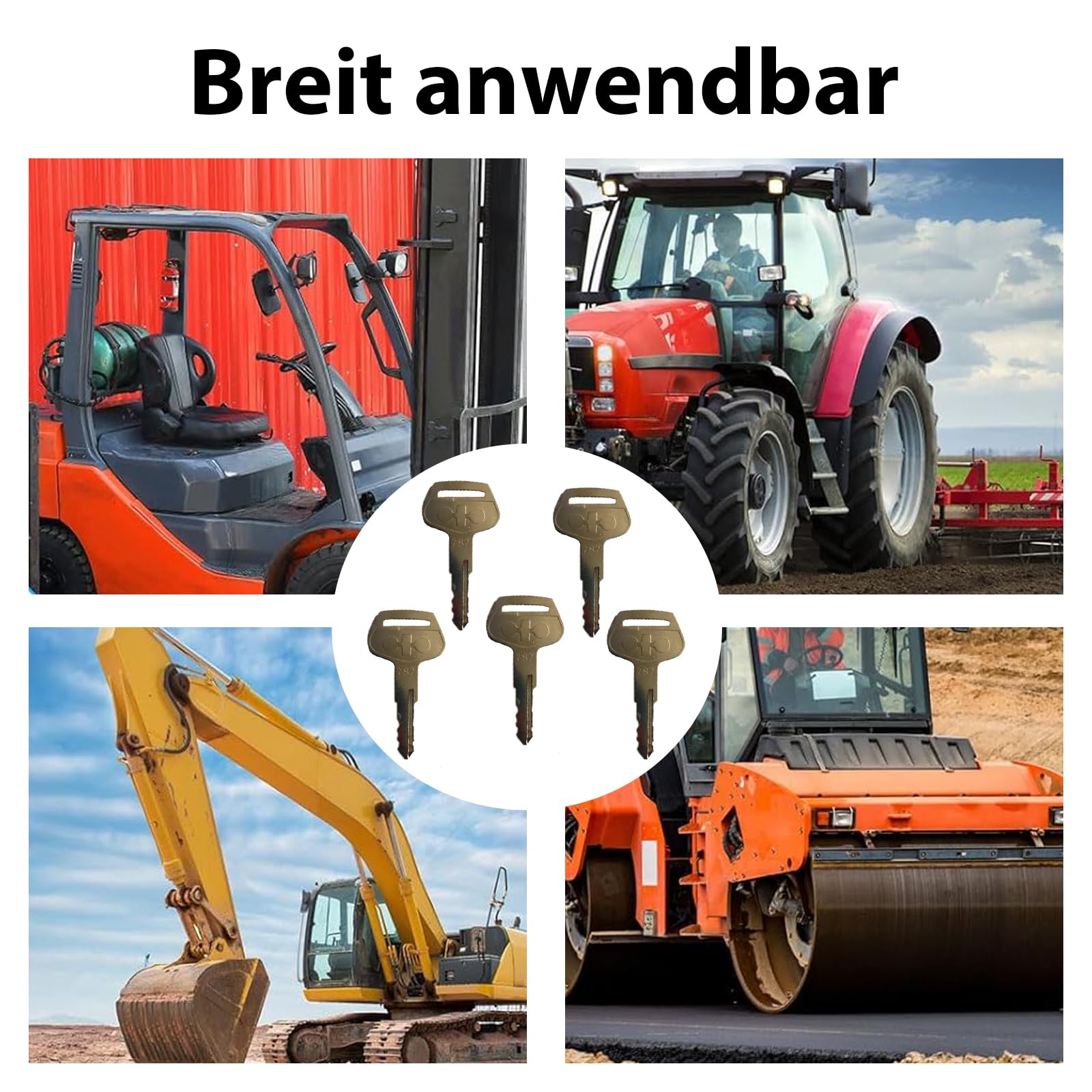 Ersatzschlüssel für Komatsu Baumaschinen